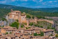 Panorama view of Alquezar village in Spain Royalty Free Stock Photo