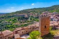 Panorama view of Alquezar village in Spain Royalty Free Stock Photo