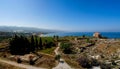 Panorama view of Ancient Byblos ruin, Jubayl, Lebanon Royalty Free Stock Photo