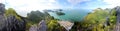 Panorama view of ang thong Island ,Archipelago in Thailand