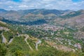 Panorama view of Armenian town Goris Royalty Free Stock Photo
