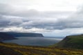 Panorama view of Arnarfjordur, Western fjords, Iceland Royalty Free Stock Photo