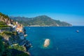 Panorama view of Atrani town in Italy Royalty Free Stock Photo