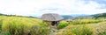 Panorama View of Baan Pa Bong Piang Rice Terraces at Chiang Mai Province Royalty Free Stock Photo