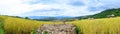 Panorama View of Baan Pa Bong Piang Rice Terraces at Chiang Mai Province Royalty Free Stock Photo