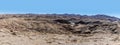 A panorama view back down the Kuiseb Pass in the Namib-Naukluft National Park, Namibia