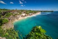 Panorama view Balangan Beach in Bali, Indonesia Royalty Free Stock Photo