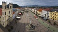 Panorama View of Banska Bystrica. Royalty Free Stock Photo