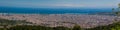 Panorama view of Barcelona