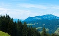 Panorama view, bavarian alps. Tannheimer Valley