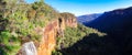 Panorama View of a Beautiful flowing River in Fitzroy Falls in Bowral NSW Australia