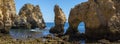 Grottos at Ponta da Piedade in Portugal