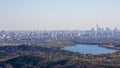 Beijing city skyline and Summer Palace panorama Royalty Free Stock Photo