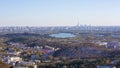 Beijing city skyline and Summer Palace panorama Royalty Free Stock Photo