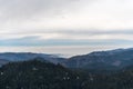 Panorama view of the black forrest in germany Royalty Free Stock Photo