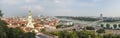 Panoramatický pohľad na Bratislavu z hradu