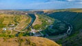 Panorama view of Butuceni village in Moldova Royalty Free Stock Photo