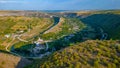 Panorama view of Butuceni village in Moldova Royalty Free Stock Photo