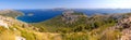 Panorama View of Cala Pi de La Posada in Mallorca, Spain