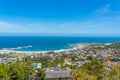 Panorama view of Campsbay, Cape Town, South Africa from the Table Mountain Royalty Free Stock Photo