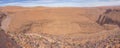 Panorama view of a canyon on the Tizi`n-Tinififft mountain pass Royalty Free Stock Photo