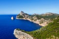 Panorama view of Cap de Formentor - wild coast of Mallorca, Spain