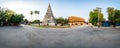 Panorama view of Chedi Liem temple or Wat Chedi Liem in Wiang Kum Kam archaeological site