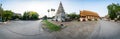 Panorama view of Chedi Liem temple or Wat Chedi Liem in Wiang Kum Kam archaeological site