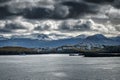 Panorama view of Stykkisholmur town in Iceland