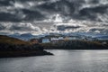 Panorama view of Stykkisholmur town in Iceland