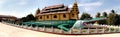 Panorama view of Crocodile Myanmar`s church at Min Ja Kong Temple.Myawaddy, Myanmar