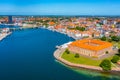 Panorama view of Danish town Sonderborg