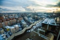 Panorama view of downtown of Moscow. Royalty Free Stock Photo
