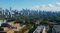 Daytime Downtown Toronto aerial view Royalty Free Stock Photo