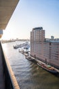 Panorama view from Elbe Philharmonic Hall, Hamburg, Germany Royalty Free Stock Photo