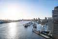 Panorama view from Elbe Philharmonic Hall, Hamburg, Germany Royalty Free Stock Photo