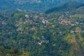 Panorama view of Ella at Sri Lanka Royalty Free Stock Photo
