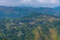 Panorama view of Ella at Sri Lanka Royalty Free Stock Photo