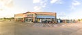 Panorama view entrance of Tractor Supply hardware and home improvement store in Texas Royalty Free Stock Photo