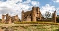 Panorama view at the Fasilides castle Royalty Free Stock Photo