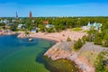 Panorama view of Finnish town Hanko