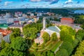 Panorama view of Finnish town Lahti