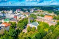 Panorama view of Finnish town Lahti