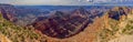 Panorama from Cape Royal Grand Canyon North Rim AZ Royalty Free Stock Photo