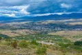 Panorama view of Georgian town Akhaltsikhe