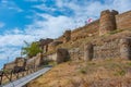 Panorama view of Gori fortress in Georgia Royalty Free Stock Photo
