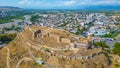 Panorama view of Gori fortress in Georgia Royalty Free Stock Photo