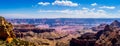 Panorama View of the Grand Canyon at the Walhalla Overlook on the North Rim of the Grand Canyon Royalty Free Stock Photo