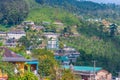 Panorama view of Haputale at Sri Lanka Royalty Free Stock Photo