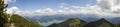 Panorama view Herzogstand mountain in Bavaria, Germany Royalty Free Stock Photo